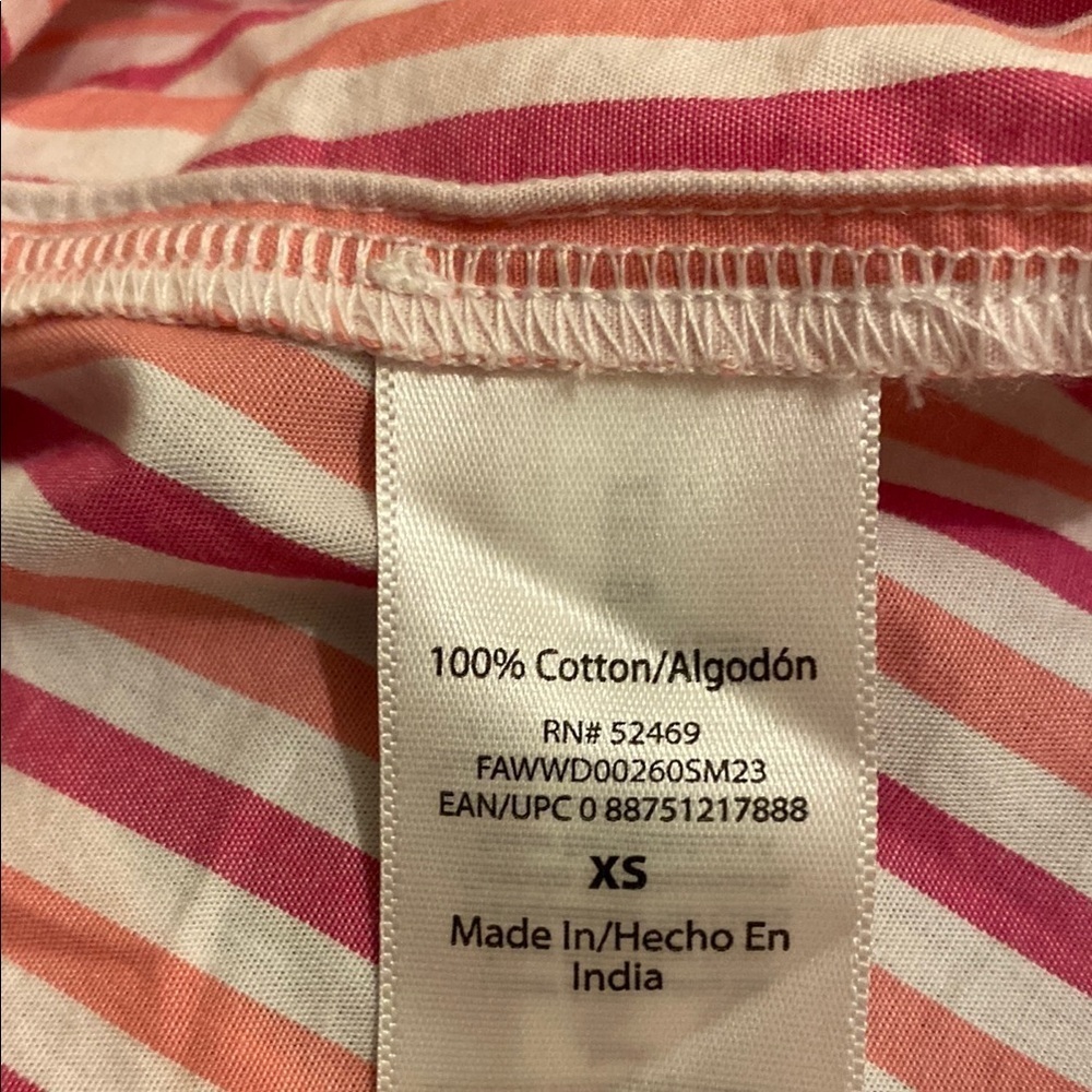 FREE ASSEMBLY Pink Tiered Midi Sundress with Spaghetti Straps. Size Xs - Picture 9 of 13